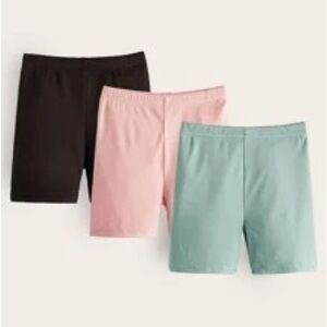 SHEIN Girls Ribbed Knit Biker Shorts Bundle Size 7 *3 pieces included*